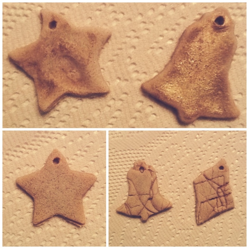 Salt dough ornaments
